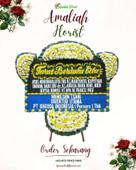 Papan Bunga Duka Setapuk Besar